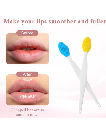 7 Cepillos Exfoliantes de Silicona Oruola para Labios y Nariz