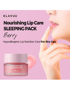 Klavuu Pack Mascarilla Labial Baya 19.84g - Hidratación Profunda 2