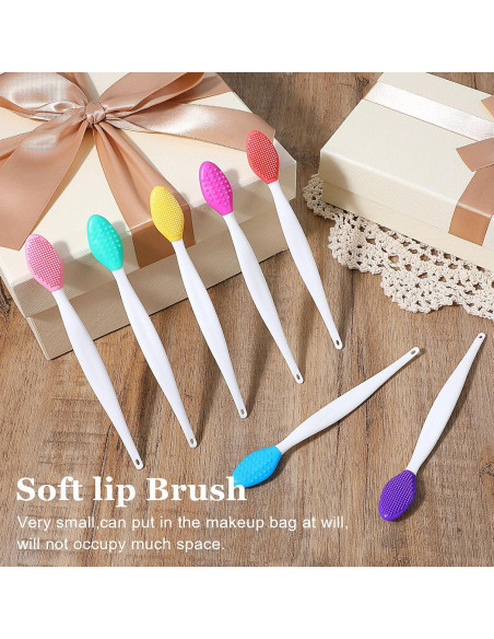 7 Cepillos Exfoliantes de Silicona Oruola para Labios y Nariz