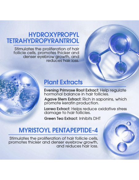 Suero de Crecimiento de Cejas YNGLLC 5ml - Extractos Naturales