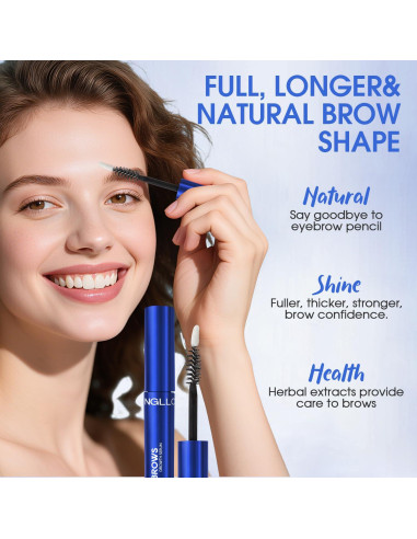 Suero de Crecimiento de Cejas YNGLLC 5ml - Extractos Naturales