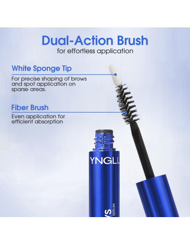 Suero de Crecimiento de Cejas YNGLLC 5ml - Extractos Naturales