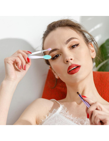 Juego de 8 Brochas de Labios Josojoou - Exfoliadoras y Retráctiles