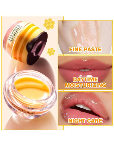 Bálsamo Labial Hidratante WENJLYJ Tarro de Miel 32g