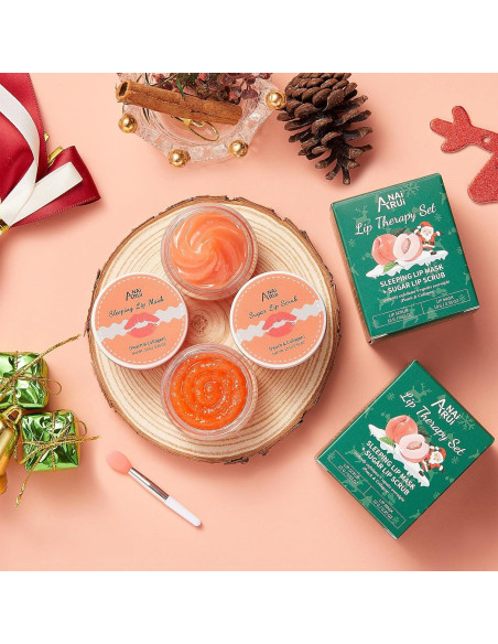 Conjunto de Cuidado de Labios ANAI RUI - Exfoliante y Balsamo Conjunto de Cuidado de Labios ANAI RUI - Exfoliante y Balsamo