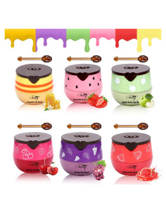 Bálsamo Labial de Abeja RG ROUGE LX 6 PCS Miel Fruta 230g