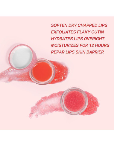 Conjunto Exfoliante Labios Azúcar Fresa + Máscara COLOROCK