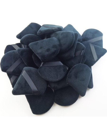 Esponjas de Maquillaje GXXMEI 30PCS Puff Triangular Terciopelo