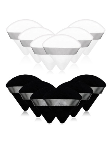 12 Esponjas de Polvo Cosmético Scartink Triangulares 7 cm
