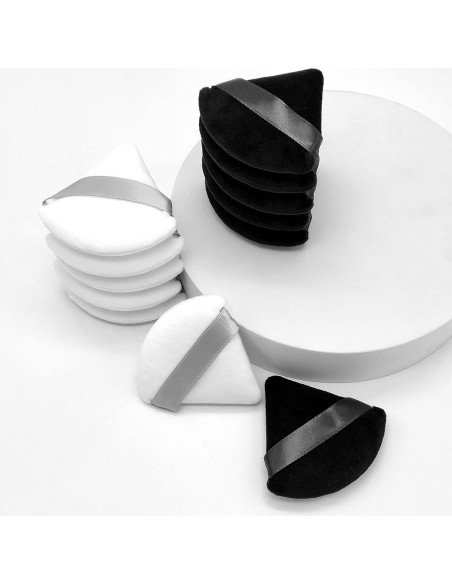 12 Esponjas de Polvo Cosmético Scartink Triangulares 7 cm