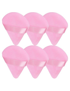 Esponja de Maquillaje Triangular JOLY 6Pcs Rosa - Aplicación Precisa
