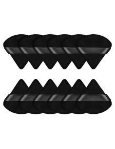 Esponjas de Maquillaje Triangulares Maitys - 12 Piezas Lavables