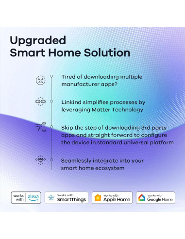 Bombilla Inteligente Linkind A19 E26 9W 800LM 6 Paquete