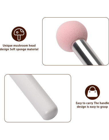 6 Esponjas de Maquillaje Sliverdew para Base y Corrector