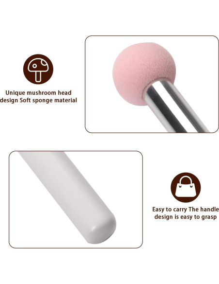 6 Esponjas de Maquillaje Sliverdew para Base y Corrector