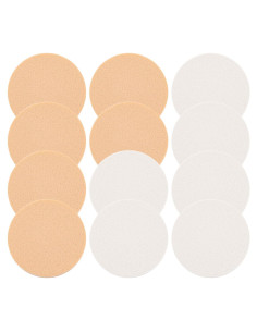 12 Esponjas Redondas de Maquillaje LLOUSSAK - Piel y Blanca