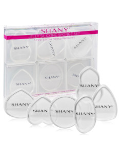 Conjunto de Esponjas de Silicona SHANY - 6 Aplicadores No Absorbentes