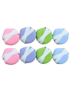 Paquete de 8 Esponjas de Maquillaje QNZLIGHT - Uso Húmedo y Seco