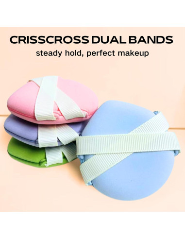 Paquete de 8 Esponjas de Maquillaje QNZLIGHT - Uso Húmedo y Seco