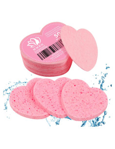 Esponjas Faciales Comprimidas MMRH - 50 Piezas Naturales