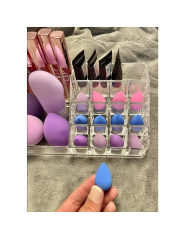 Set de 10 Mini Esponjas de Maquillaje Urradia - Sin Látex