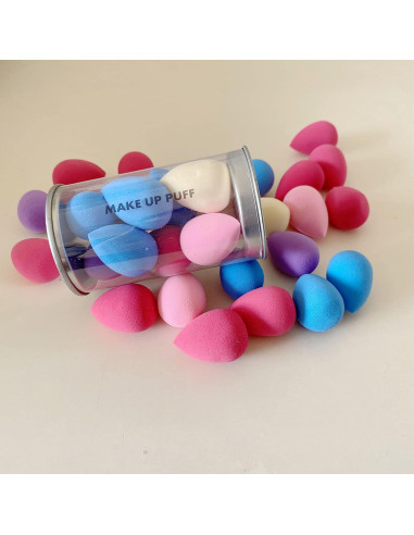 Set de 10 Mini Esponjas de Maquillaje Urradia - Sin Látex