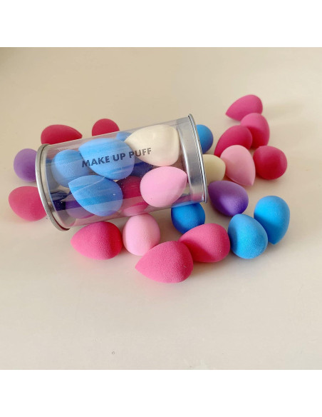 Set de 10 Mini Esponjas de Maquillaje Urradia - Sin Látex