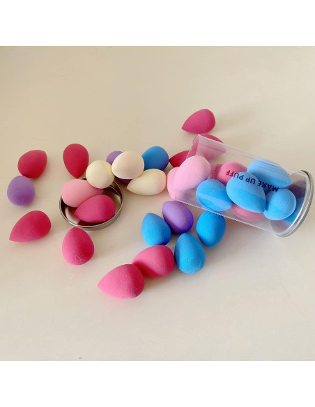 Set de 10 Mini Esponjas de Maquillaje Urradia - Sin Látex
