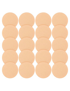 20 Esponjas de Maquillaje Beige Bremorou para Base Líquida