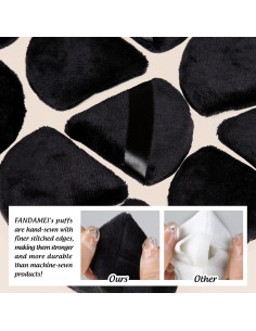 FANDAMEI Kit de Esponjas de Maquillaje y Puff de Polvo 15 PCS 2
