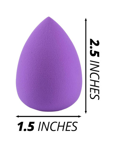 Conjunto de Esponjas de Maquillaje IXO - Sin Látex, 5 Unidades