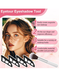 Herramienta de Sombra de Ojos Eyetour - Maquillaje Preciso y Rápido 2