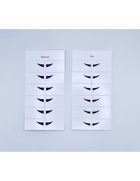 Alas de Delineador de Ojos Nahrin Beauty - 24 Pares Delgado Negro