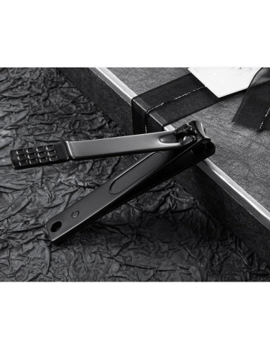 Juego de 3 Cortauñas de Acero Inoxidable Feisheng Negro