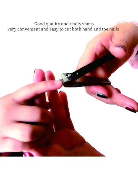 Juego de 3 Cortauñas Acero Inoxidable Singhigh - Manos y Pies