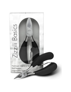 Cortauñas Zizzili para Uñas Gruesas - Mango Ergonómico Negro