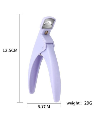 Cortador de Uñas Acrílico Baolaili Profesional 16.4cm