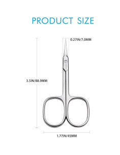 Tijeras para Cutículas JARVISTAR de Acero Inoxidable 9.29 cm 2