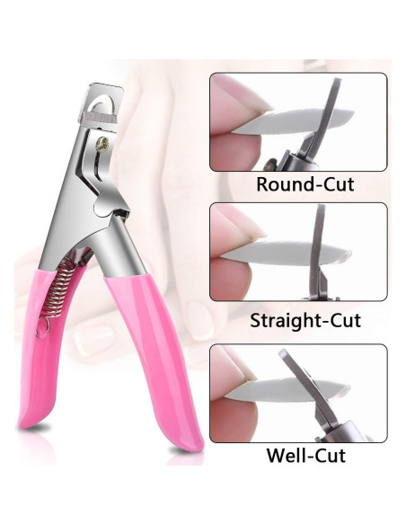 Kit 1000PCS Consejos de Uñas Acrílicas Yokilly Cortos Cuadrados