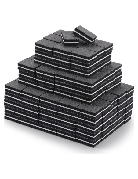 200 Piezas Mini Bloques de Pulido de Uñas 100/180 Grano - acDesign