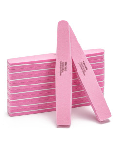 10 Bloques de Pulido de Uñas LoveBB Rosa 100/180 Grano
