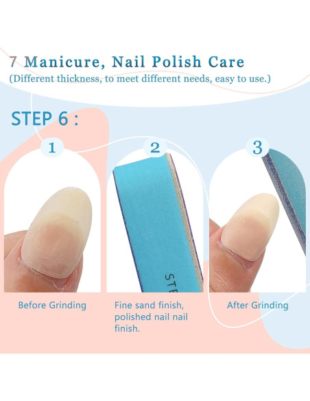 Paquete de 3 Limpiadores de Uñas Todo en Uno LNAUJS