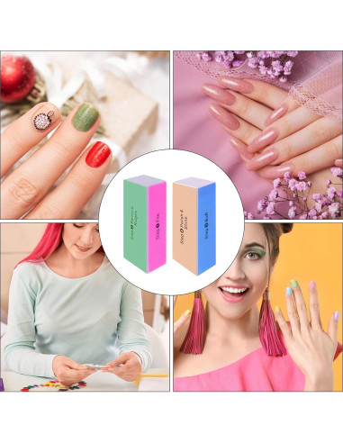 Bloque de Lima de Uñas SKYPIA 4 Vías - 2 Unidades