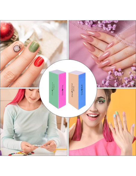 Bloque de Lima de Uñas SKYPIA 4 Vías - 2 Unidades