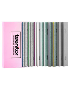Set de 12 Archivos y Pulidores de Uñas Teenitor 100/180 Grit