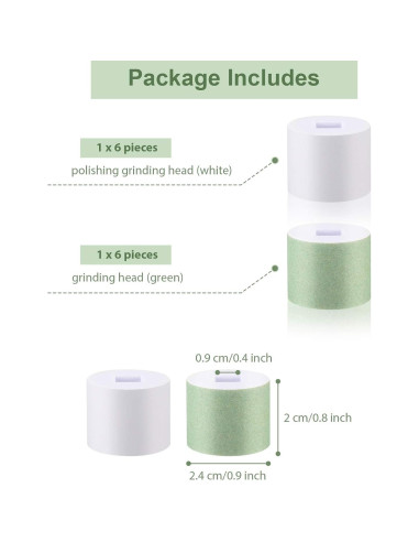 Recargas de Pulidor de Uñas Eléctrico Maitys 12 Piezas