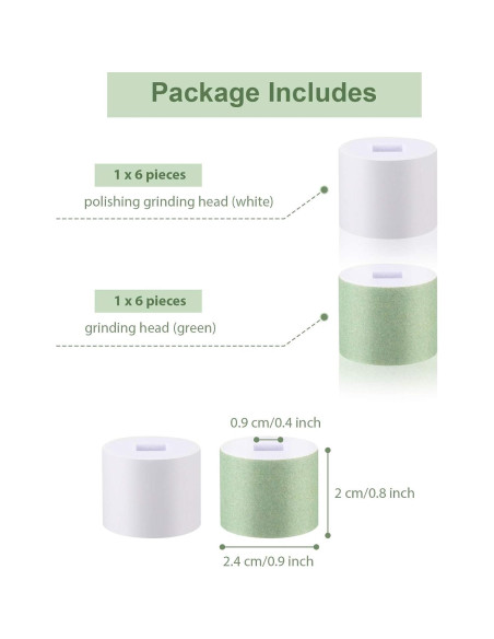 Recargas de Pulidor de Uñas Eléctrico Maitys 12 Piezas