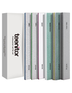 Kit de Manicura Profesional Teenitor - 6 Limas y Pulidores