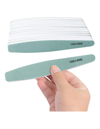 15 Limas de Uñas 1000/4000 Grit Diesisa para Manicura