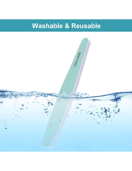 15 Limas de Uñas 1000/4000 Grit Diesisa para Manicura